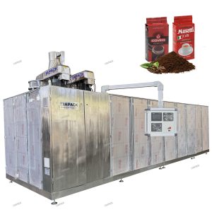 מכונת אריזה אוטומטית למילוי שקיות ואקום לבנים דו-תאיות