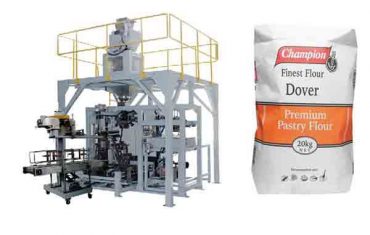 מכונת bagging אוטומטית עבור 20kg מכונת אריזה קמח
