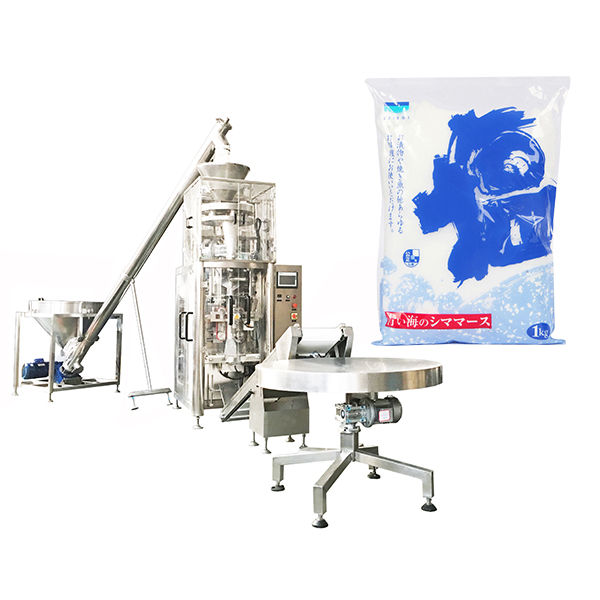 טופס אנכי למילוי חותם מכונה עם כוסית נפח עבור מלח