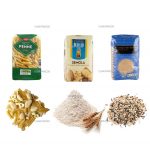 שקית תחתית שטוחה אוטומטית ליצירת מילוי תיוג אריזות לדגנים