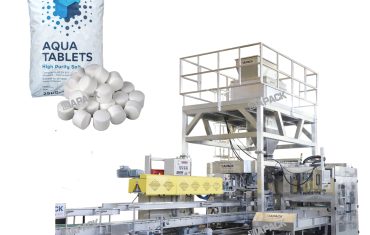 מכונת מילוי שקיות שקילה של טבליות מלח 25-50 ק"ג